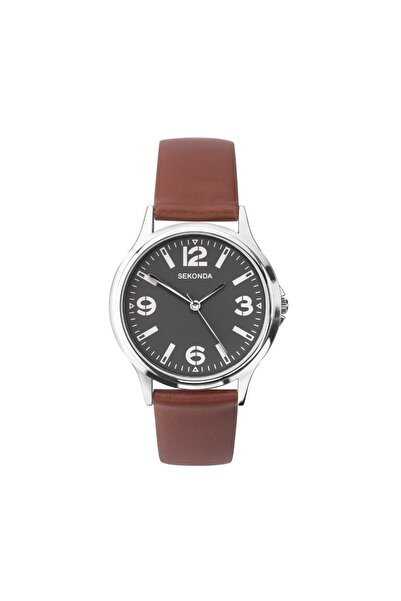 Sekonda , Sekonda, Quartz Leather Strap Watch, 1682.82, For Men