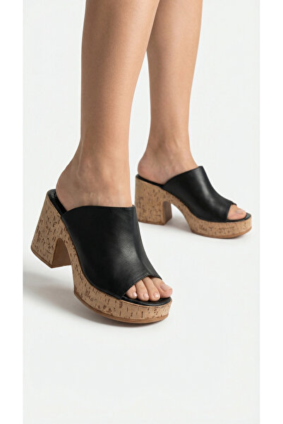 Limeo Antique Wicker Look High Heeled Comfortable Women's Summer Slippers San...