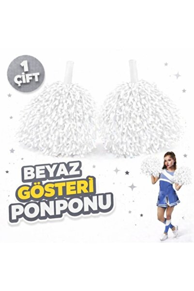 REXNEW 1 Çift ( 2 Adet ) Beyaz Renk 23 Nisan 19 Mayıs 29 Ekim Okul Gösteri Po...