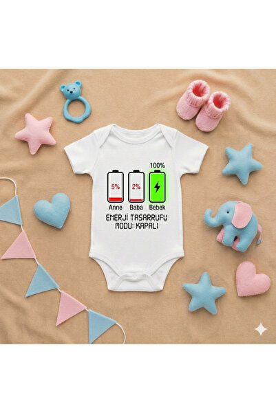 Novera Organic 100% Cotton Baby Bodysuit Unisex Baby Bodysuit with Writing