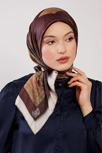 Levidor Crystal Scarf D5 Black Dried Rose