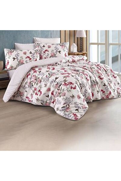 Pazar Home Bedding Bazaar Home Double Bedspread with Sewn Filling, 6 Pieces, ...