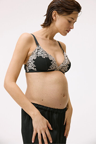 H&M MAMA Dolgulu Dantel Emzirme Sütyeni