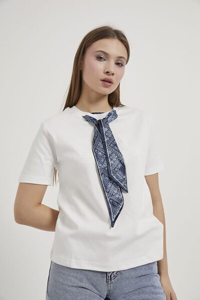 Arma Life ARMALIFE 26667 Eșarfă de damă brodată cu detalii tricou