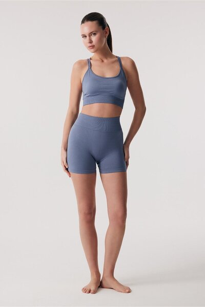 Oishii Rei PushUp Şekillendirici Mini Şort Indıgo