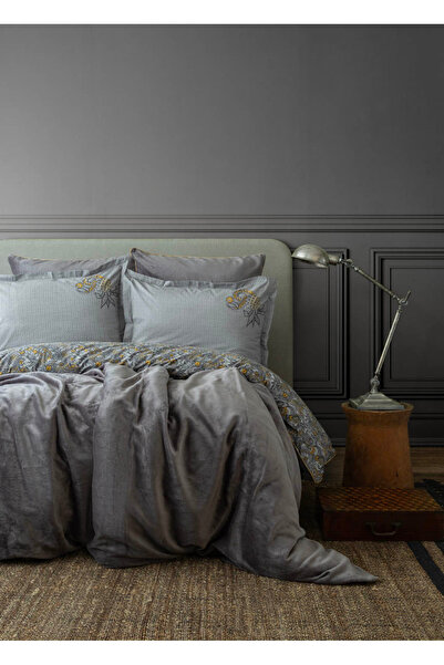 Apricitas HOME Çift Kişilik Antica Gray My Touch Nevresim Takımı