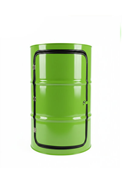 Greenmall Metal Varil Dolap Yeşil