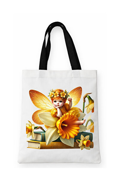 OEM Bag Tote Bag 40x36 cm – Fairy with Daffodils