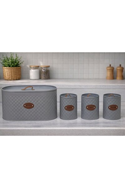 PAZARAKOŞ Ekmekli̇k Baharat Series Luxury Anthracite Grey Leather Look