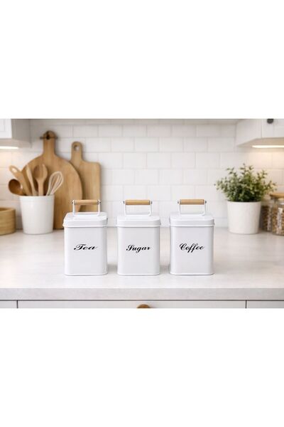 PAZARAKOŞ Spice Series 3-Pack White