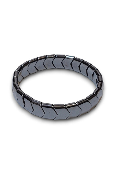 Pozitif Doğal Taş Quality Hematite Bracelet 546Vh