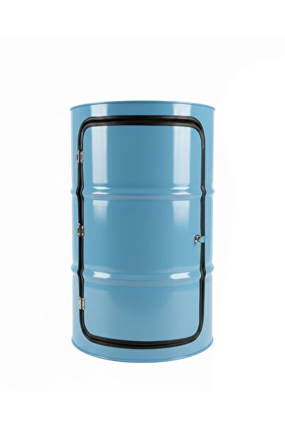 Greenmall Metal Varil Dolap Mavi