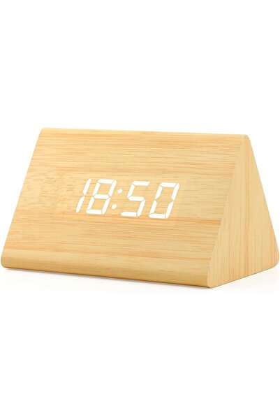 Generic GEARNIK Digital Alarm Clock Wooden Alarm Clock