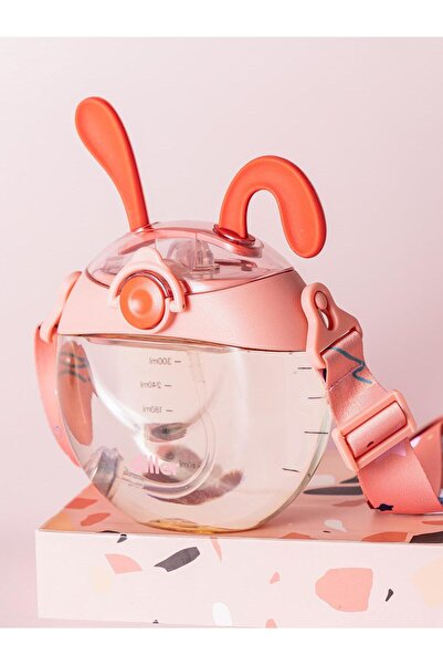 DILLER قارورة مع شفاطة 330 مل - وردي ستاندرد