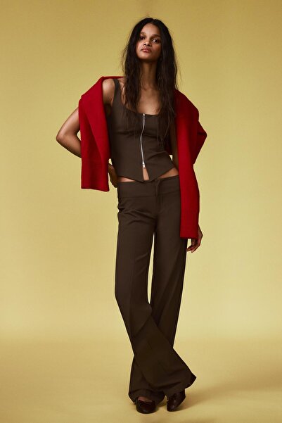 Bershka Düşük bel kuşaklı pantolon