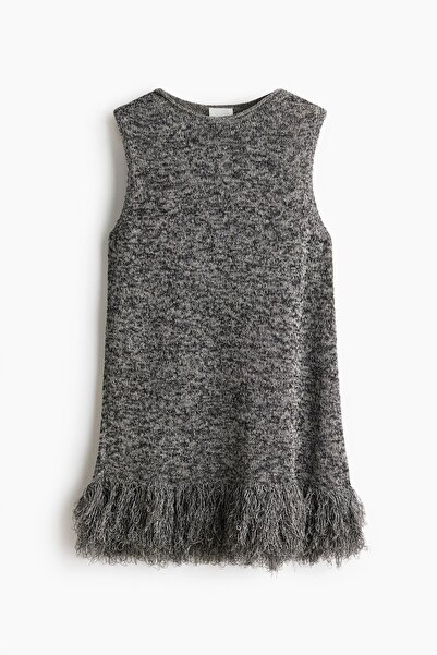 H&M Püsküllü Triko Üst