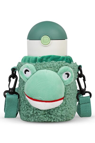 DILLER Steel Thermos Flask with Straw 300 ml - Green Standard