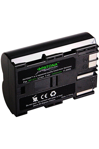 Patona Acumulator Premium BP-511 BP-512 1600mAh compatibil Canon 5D 50D 40D 3...