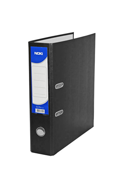 Noki Laminated Lever Arch File 7.5cm Black