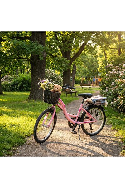 Ümit Bisiklet Ümit 2410 Alanya 24 Jant 21 Vites V Fren Kadın Bisikleti Toz Pe...