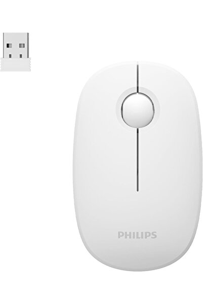 Generic PHILIPS Wireless Mouse, 2.4GHz Quiet Mouse With USB Receiver, 1600 DP...
