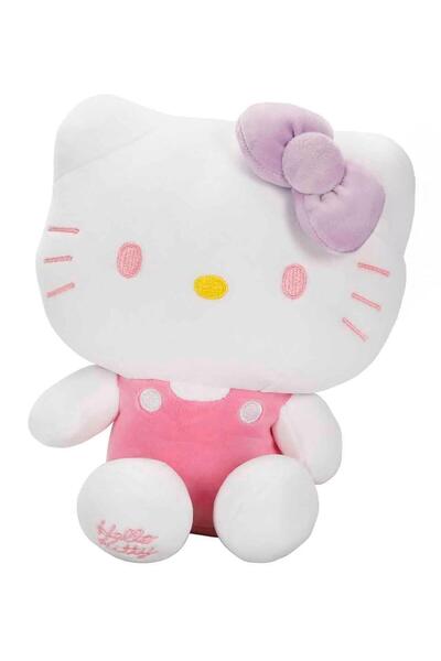 Hello Kitty Pembe Tulumlu Peluş S5 - Standart Standart