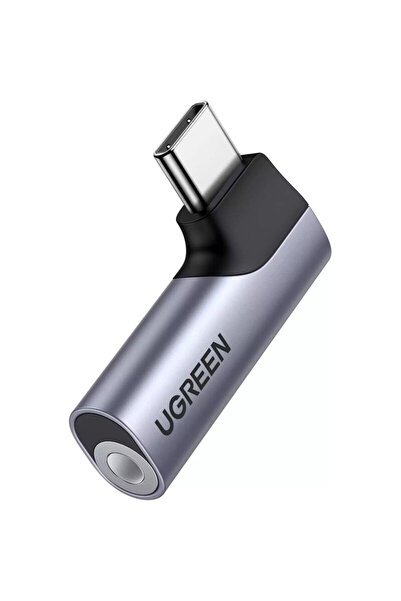 Ugreen Type-C to Jack 3.5mm Audio Adapter, DAC Chip Ugreen, Gray