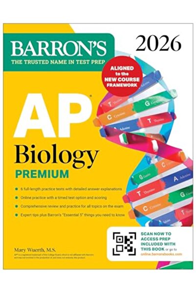 Kaplan كتاب تحضيري لامتحان الأحياء المتقدم (AP Biology Premium)، 2026: يتضمن ...