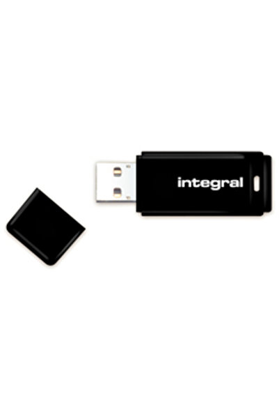 İntegral Memorie USB INFD32GBBLK, 32GB, USB 2.0 cu capac detașabil, negru