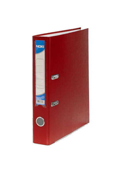 Noki Laminated Lever Arch File 5cm Burgundy