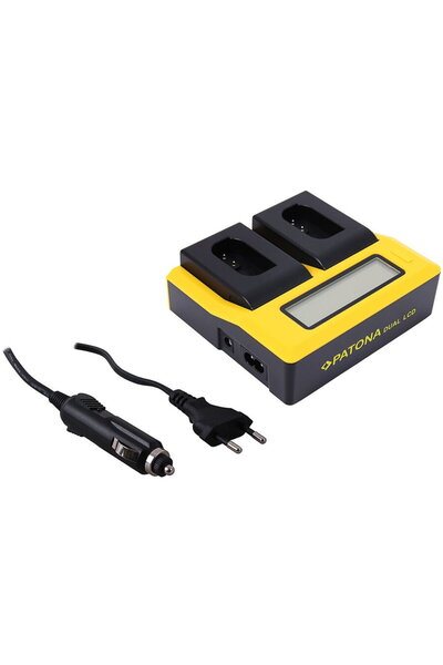 Patona Încărcător Dual LCD USB DMW-BLK22 compatibil Panasonic DC-S5 G9 GH5 GH...