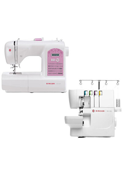 SİNGER Starlet 6699 Dikiş Makinesi ve S0105 Overlok Makinesi Avantajlı Paket
