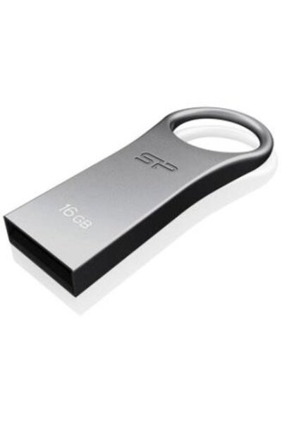 Silicon Power Memorie USB Firma F80 16GB USB 2.0 COB Aliaj de zinc Argint