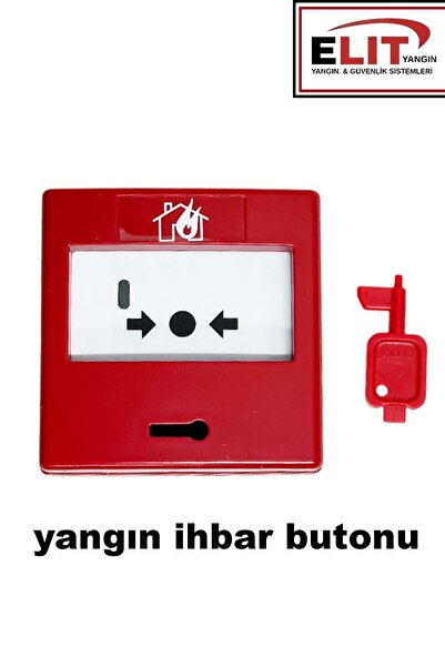 ELİT YANGIN VE GÜVENLİK SİSTEMLERİ Yangın Alarm İhbar Butonu Tekli