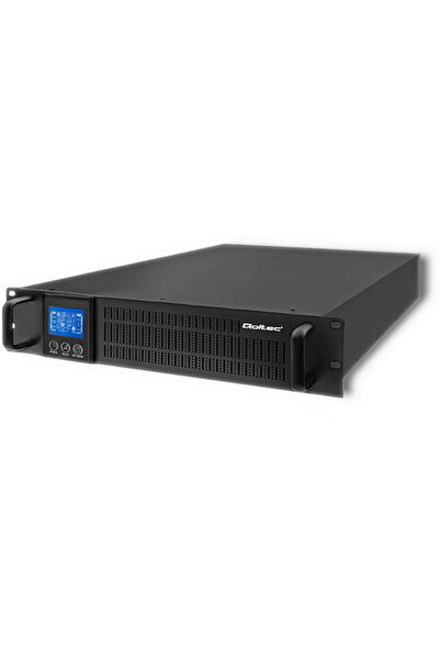 Qoltec 53947 Uninterruptible power supply UPS RACK | 3KVA | 2400 W | LCD