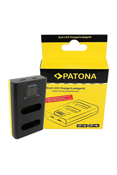 Patona Dual LCD USB Charger pentru Nikon EN-EL23 Coolpix P600