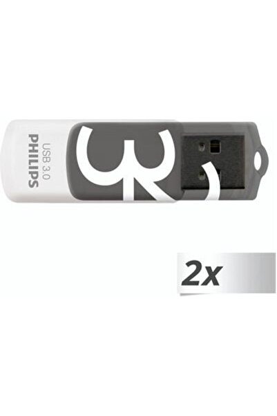Philips FM32FD00D/00 USB 3.0 2-Pack 32GB Vivid Edition Shadow Grey