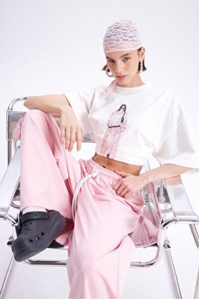 MAI STUDIOS CO. Arles Pembe T-Shirt Eşofman Takım