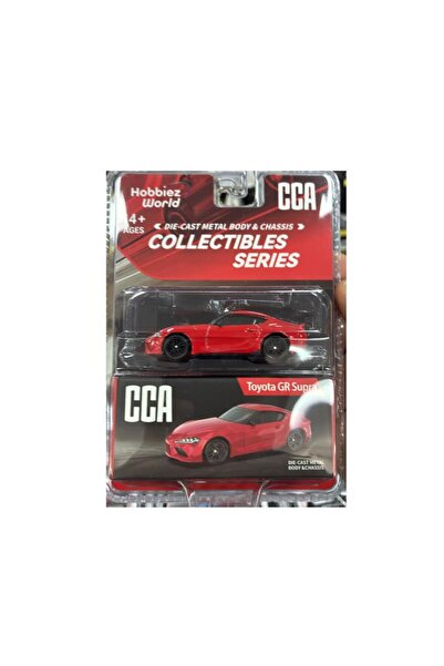CCA Collectibles Series Toyota GR Supra Kırmızı 1/64 Model Araba