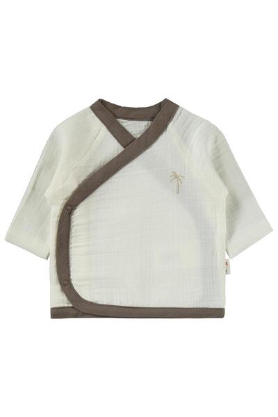 Civil Baby Palmiye Embroidered Bodysuit Sets - Ecru 0-1 Month