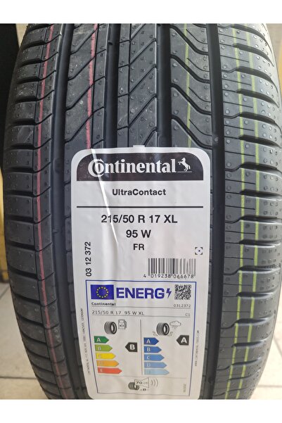 Continental 215/50R17 Ultra Contact 95W FR Set olarak (4 ADET) A Serisi 70 Db...