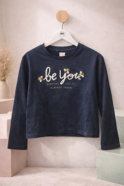 ues Tricou cu mânecă lungă pentru fete Be You Taşlı