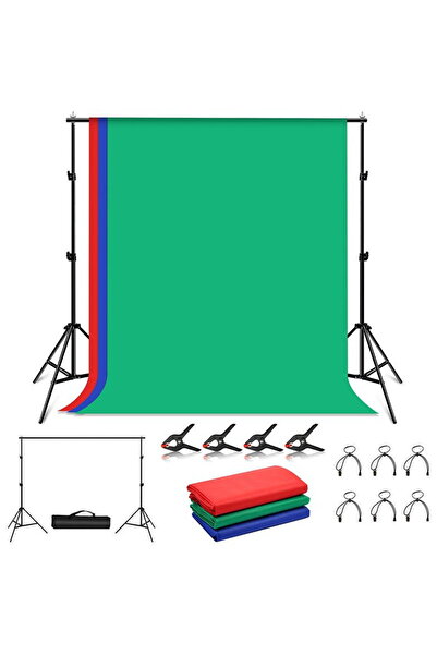 Other Suport fundal studio foto Puluz 2x2m + 3 fundaluri PKT5204