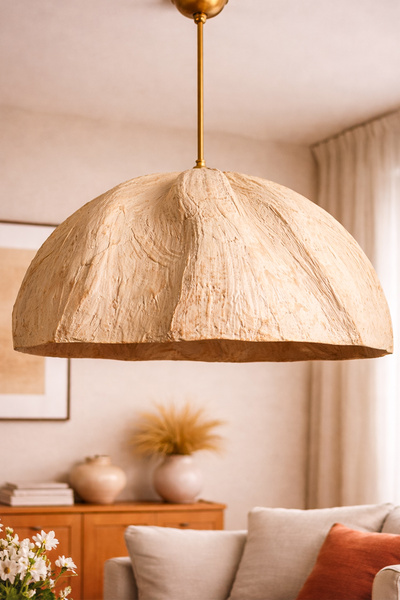 Hmydesign Handmade Wabi Sabi Karbon Beton Avize- Caventra