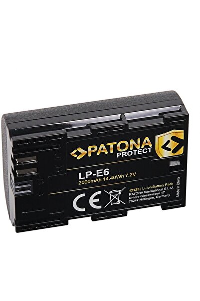 Patona Acumulator Protect LP-E6 2000mAh compatibil Canon EOS 5D Mark II III I...