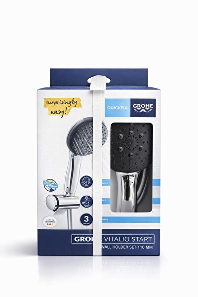 Grohe Vitalio Start Duş Başlığı Seti 3 Fonksiyonlu Duvar Askılı El Duşu