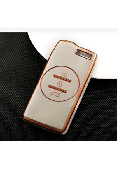 CİHAN GROUP Chery Tiggo 7 Key Protection Case Gray/Gold Please Check the Seco...