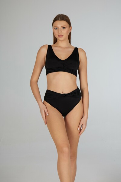 Estiva Women's Black Concept Wide Band Shaping / Sculpting Bikini Set