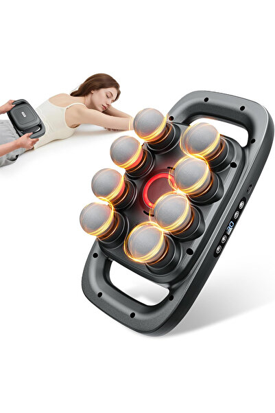 Sumkyle 8 Head Massage Gun Deep Tissue Back Massager Electric Handheld Massag...