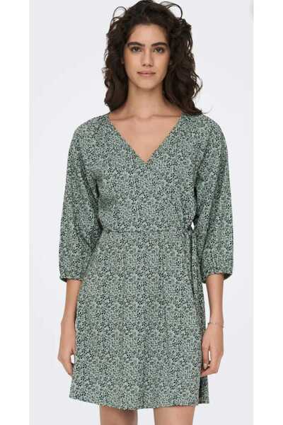 JDY Dress WVN Silver Blue